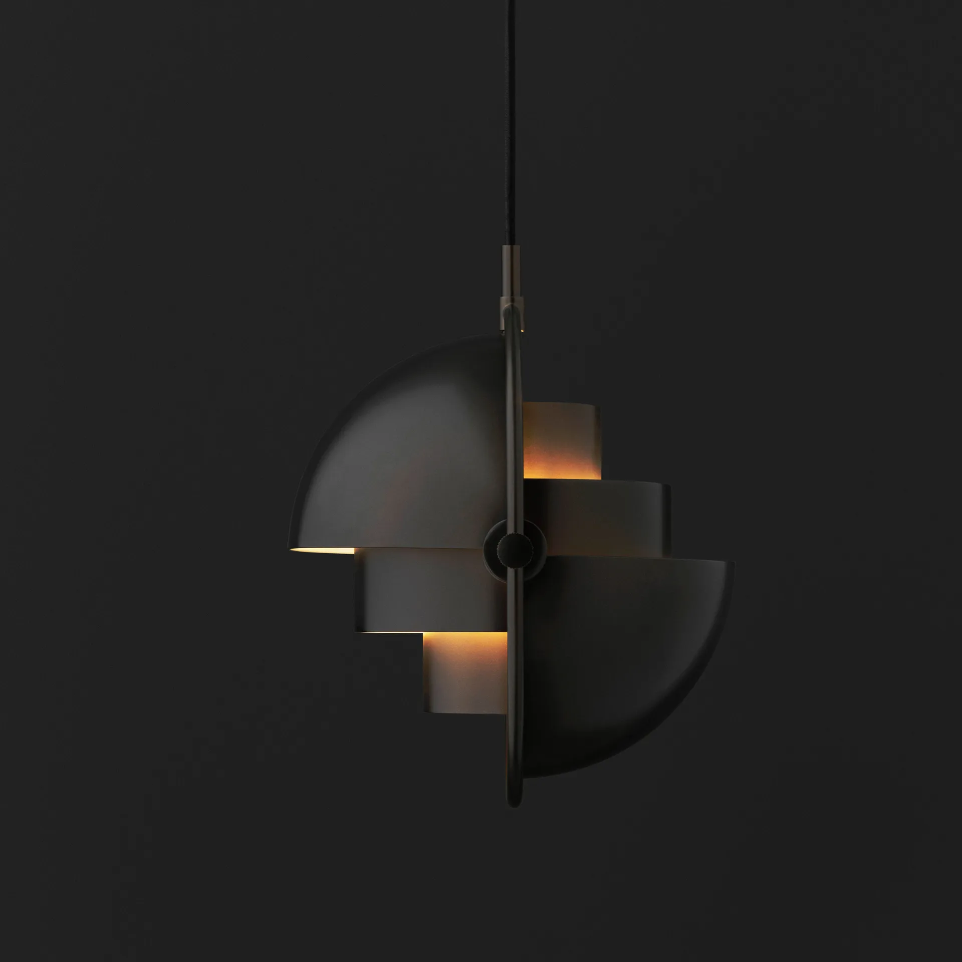 Multi-Lite plafondlamp, Antiek messing GUBI