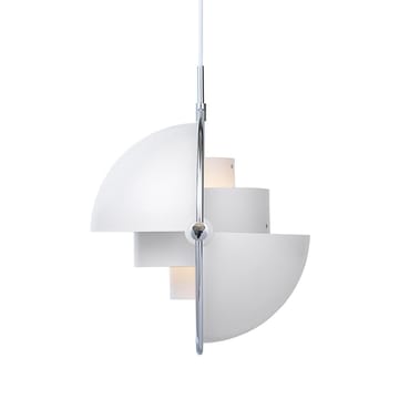 Multi-Lite plafondlamp - chroom-wit - GUBI