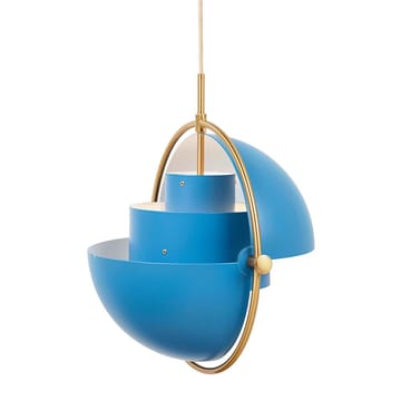 Multi-Lite plafondlamp - messing-blauw - GUBI