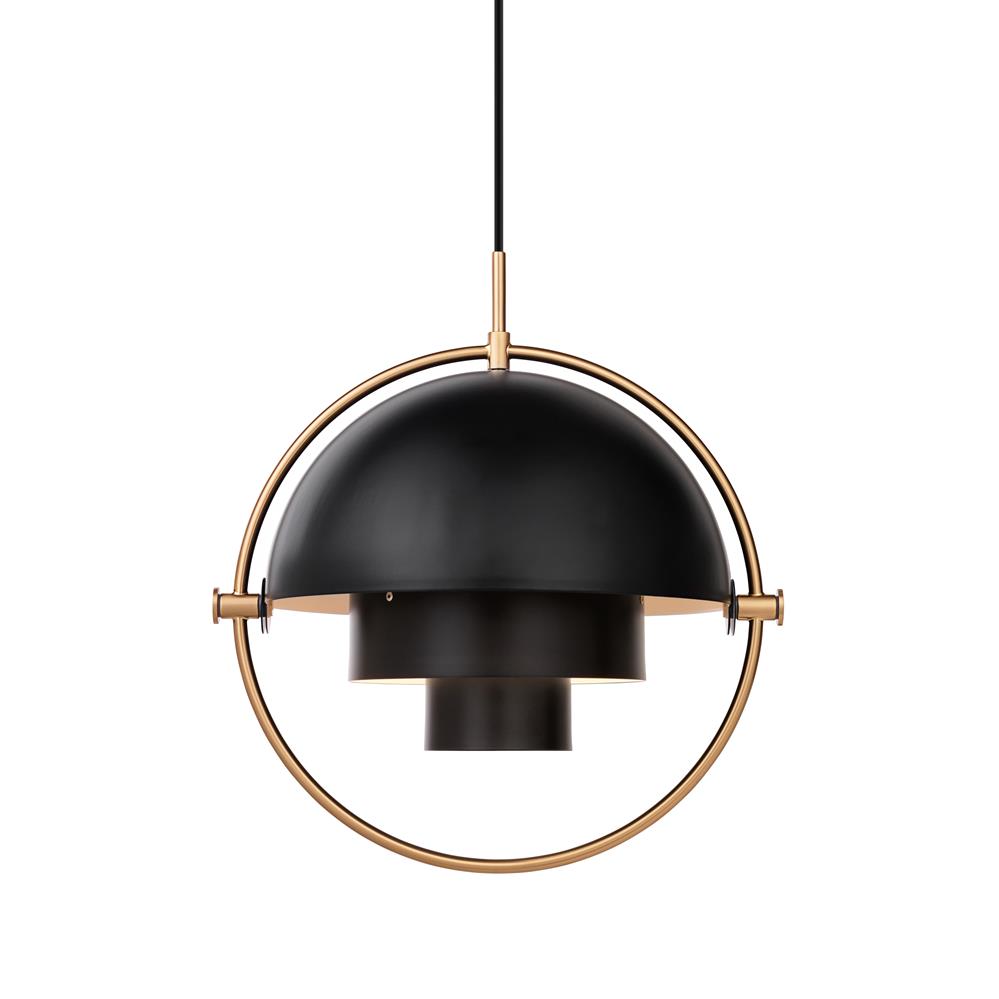 GUBI Multi-Lite plafondlamp messing-koolzwart | Scandinavisch Interieur | Hanglampen | Zwart