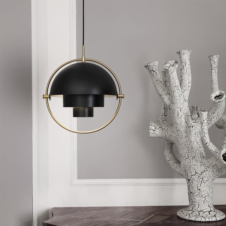 Multi-Lite plafondlamp, messing-koolzwart GUBI