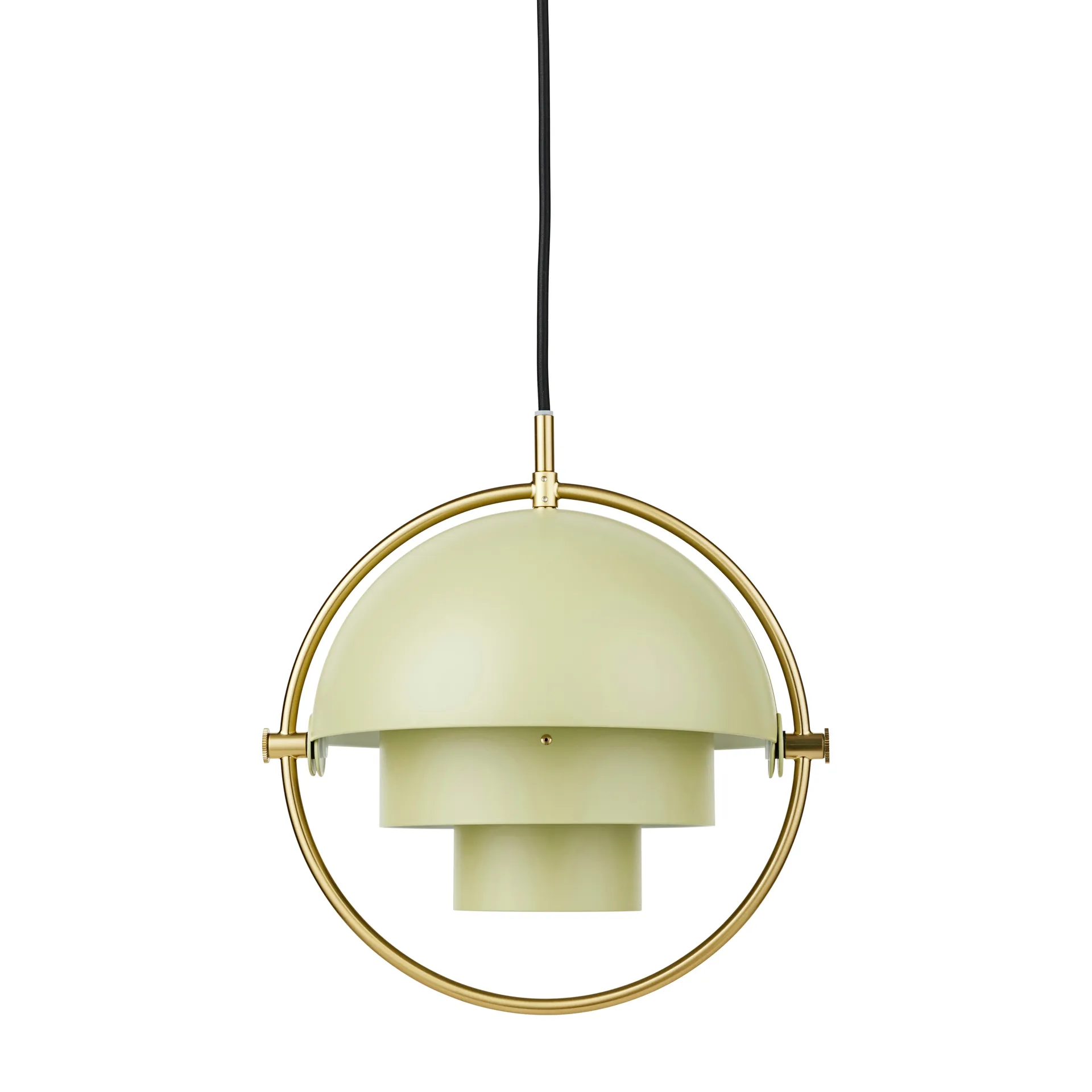 Multi-Lite plafondlamp small, Brass-desert sage GUBI
