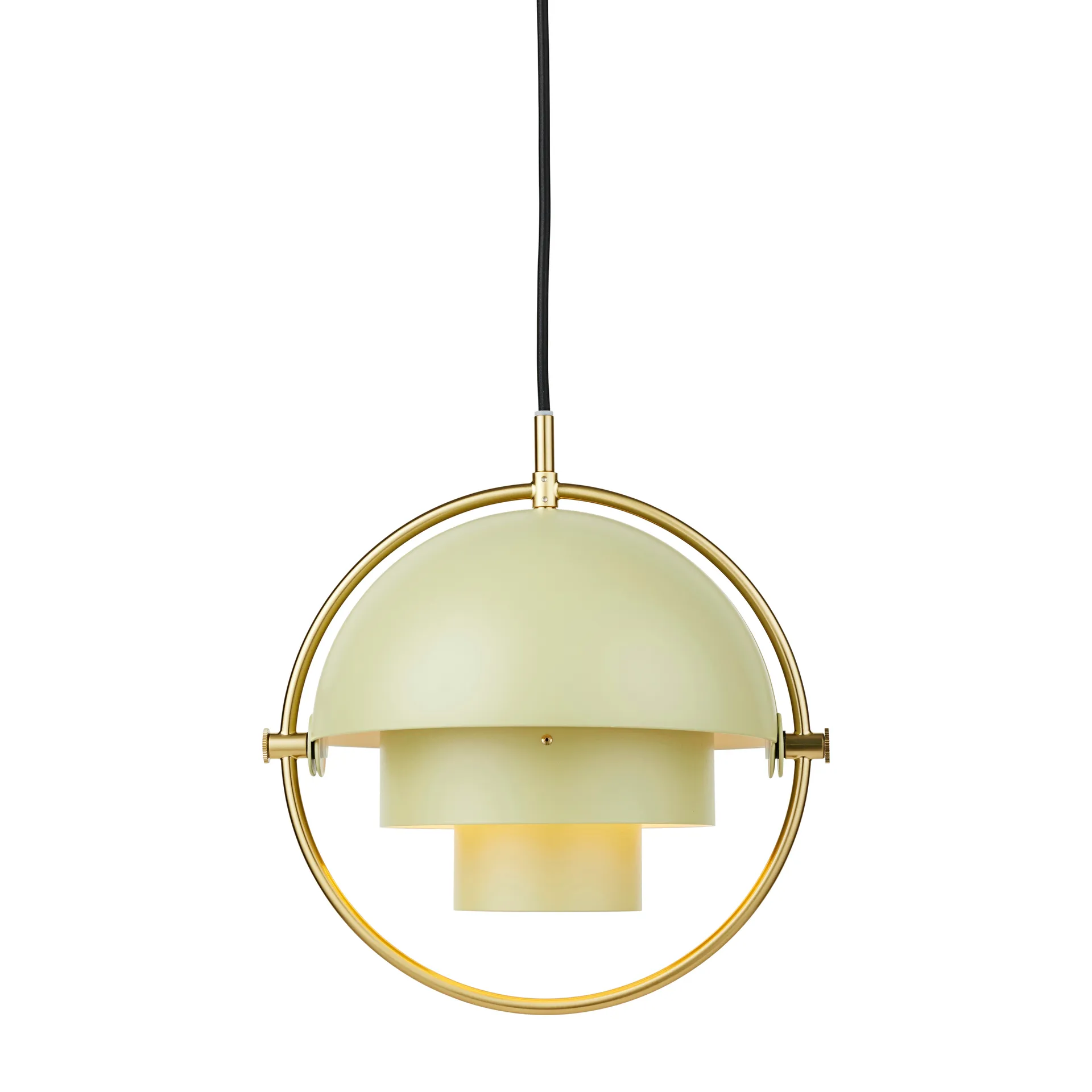Multi-Lite plafondlamp small, Brass-desert sage GUBI
