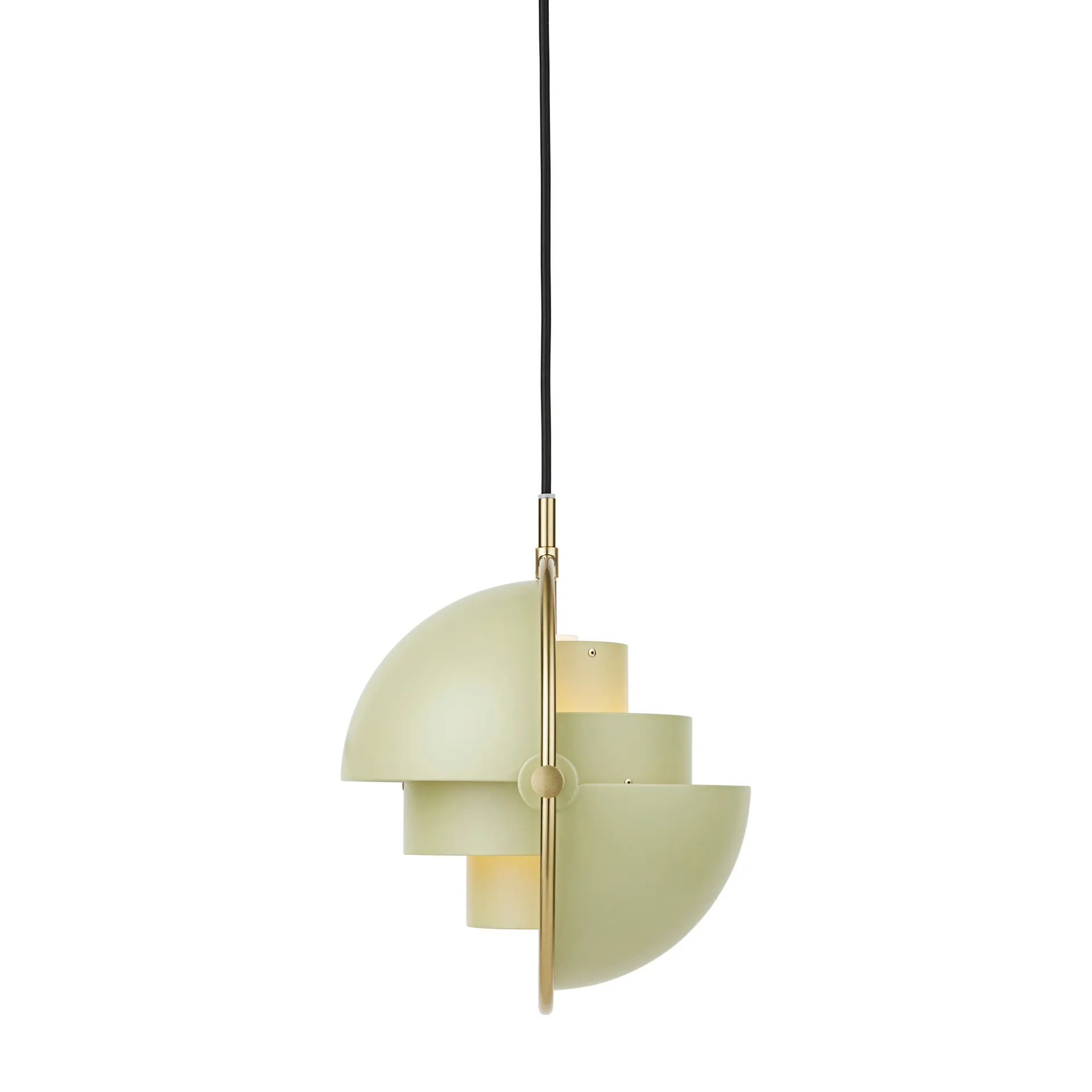 Multi-Lite plafondlamp small, Brass-desert sage GUBI
