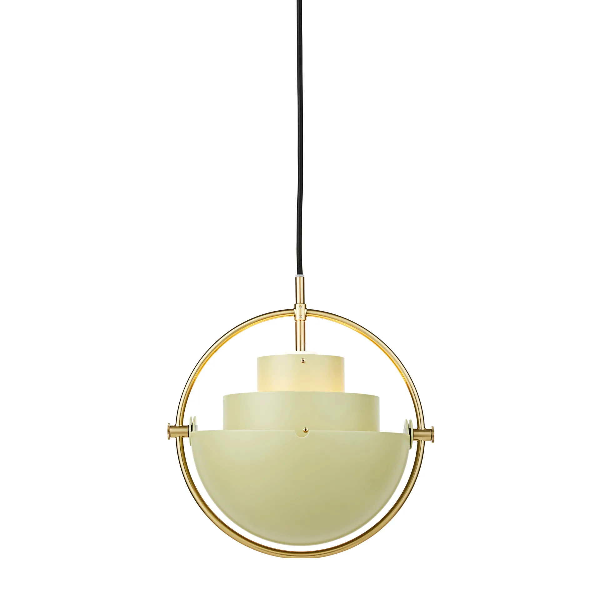Multi-Lite plafondlamp small, Brass-desert sage GUBI