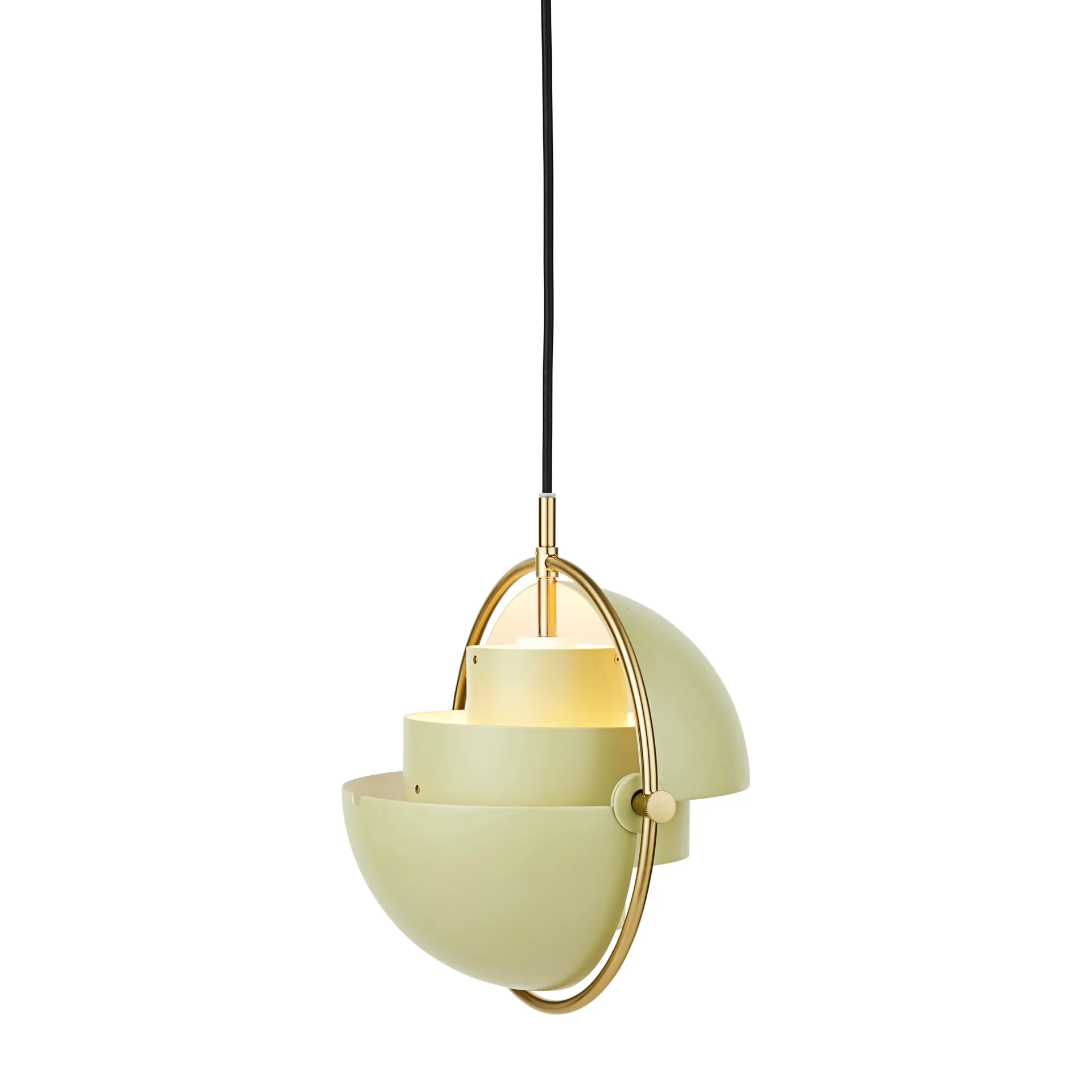Multi-Lite plafondlamp small, Brass-desert sage GUBI