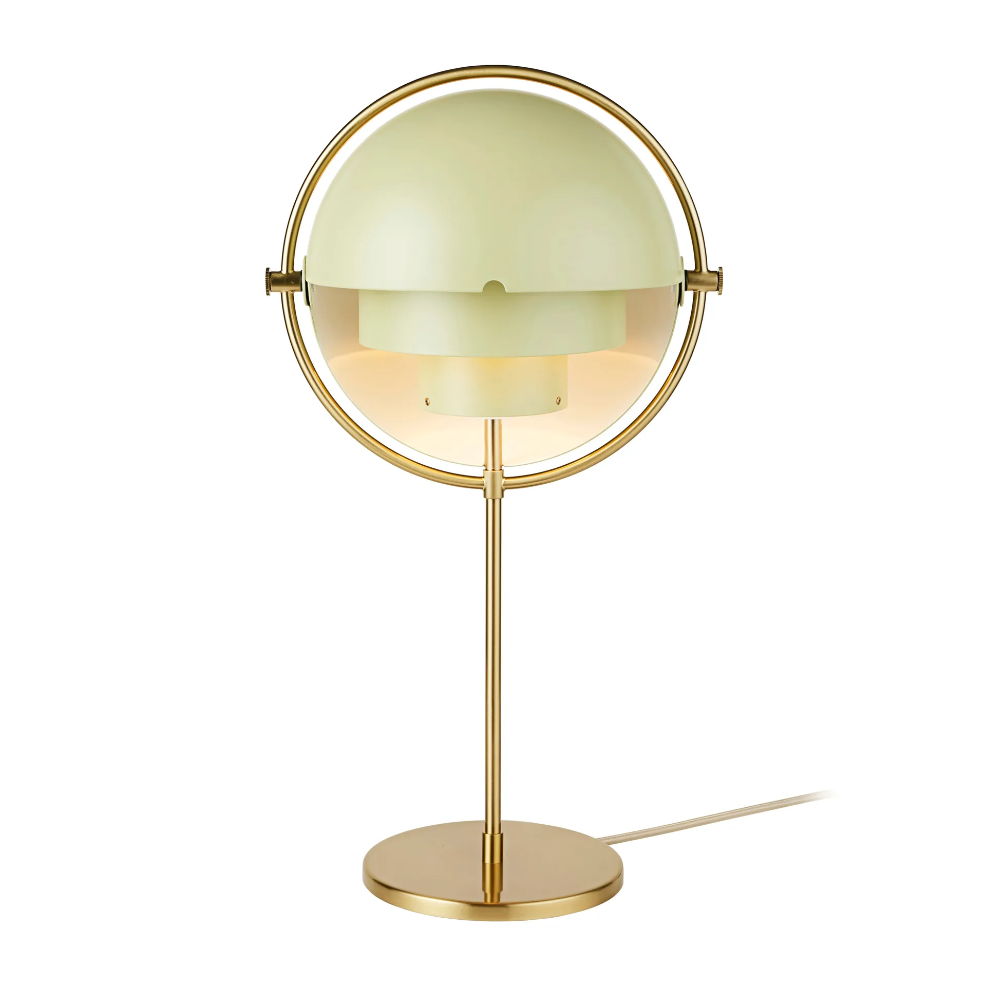 Multi-Lite tafellamp, Brass-desert sage GUBI