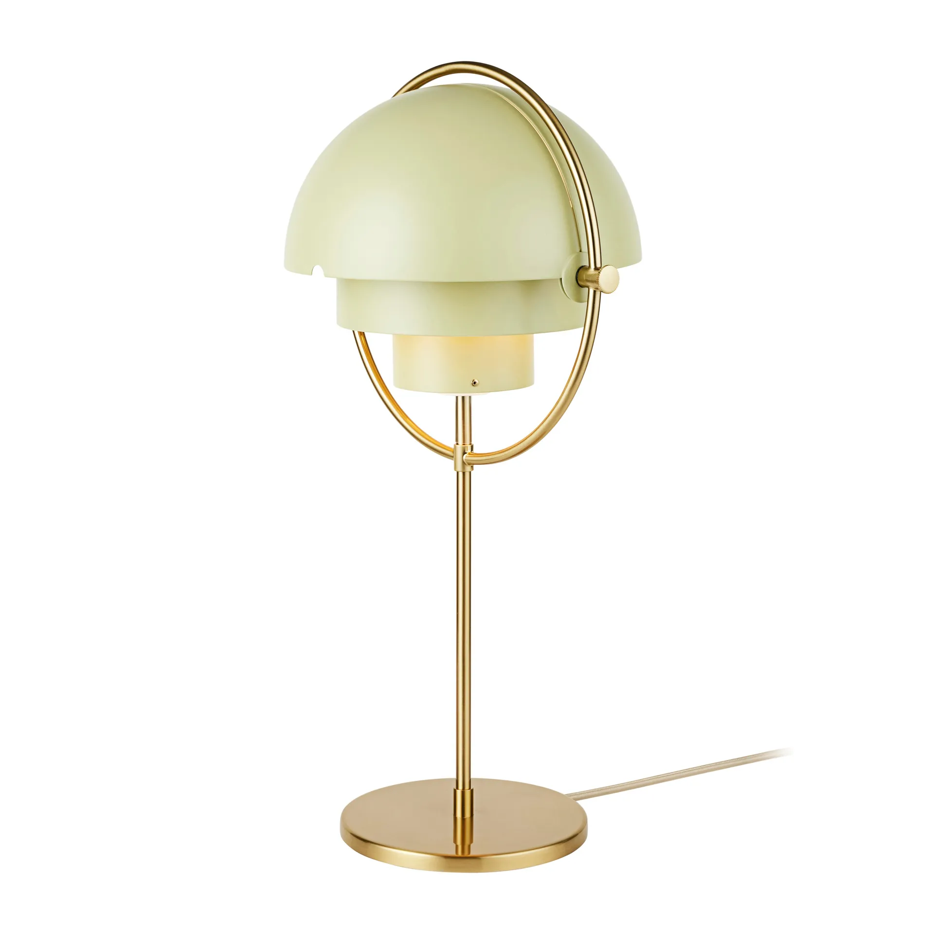 Multi-Lite tafellamp, Brass-desert sage GUBI