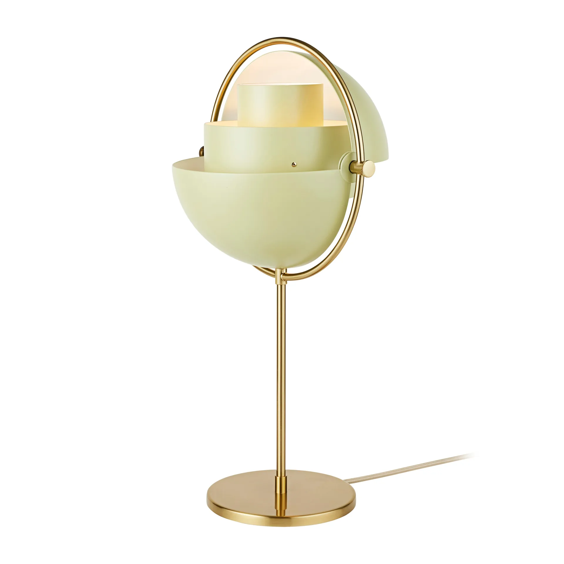 Multi-Lite tafellamp, Brass-desert sage GUBI