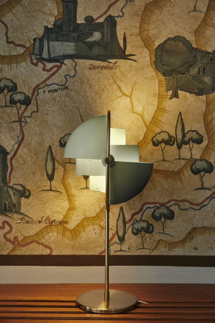 Multi-Lite tafellamp, Brass-desert sage GUBI