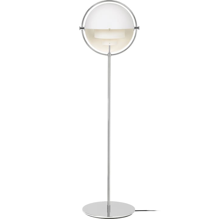Multi-Lite vloerlamp, Chroom-wit GUBI