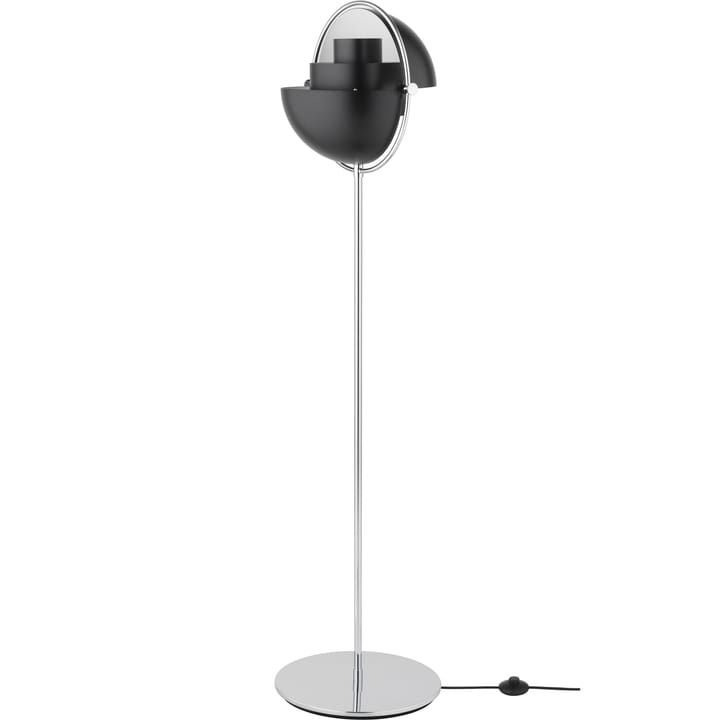Multi-Lite vloerlamp, Chroom-zwart GUBI