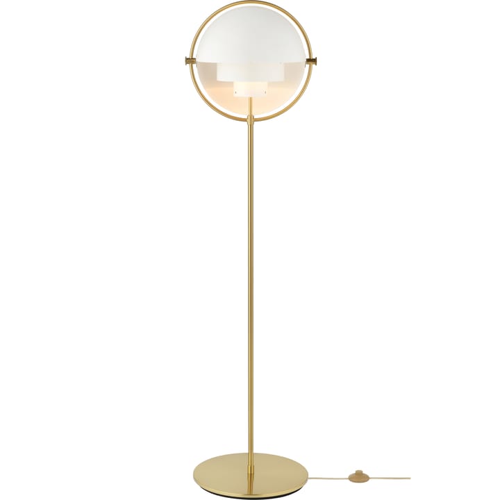 Multi-Lite vloerlamp, Messing-wit GUBI