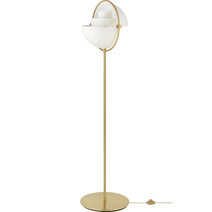 Multi-Lite vloerlamp, Messing-wit GUBI