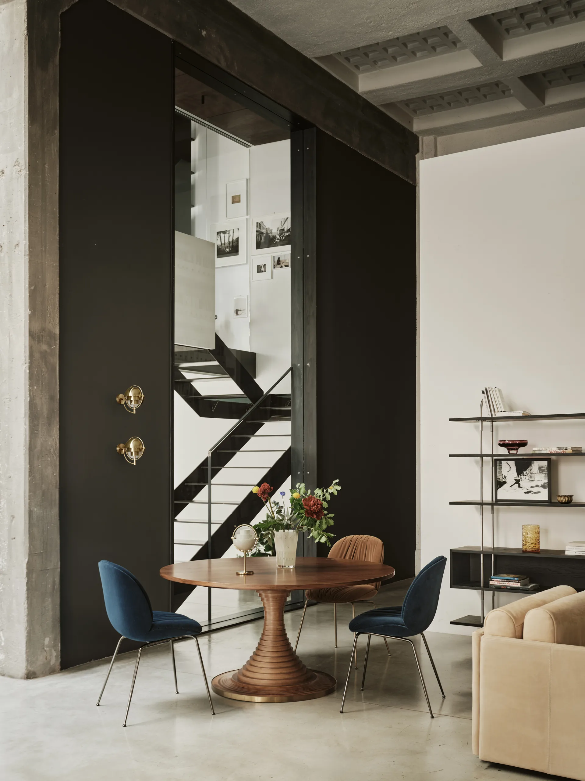 Multi-Lite wandlamp, Messing GUBI