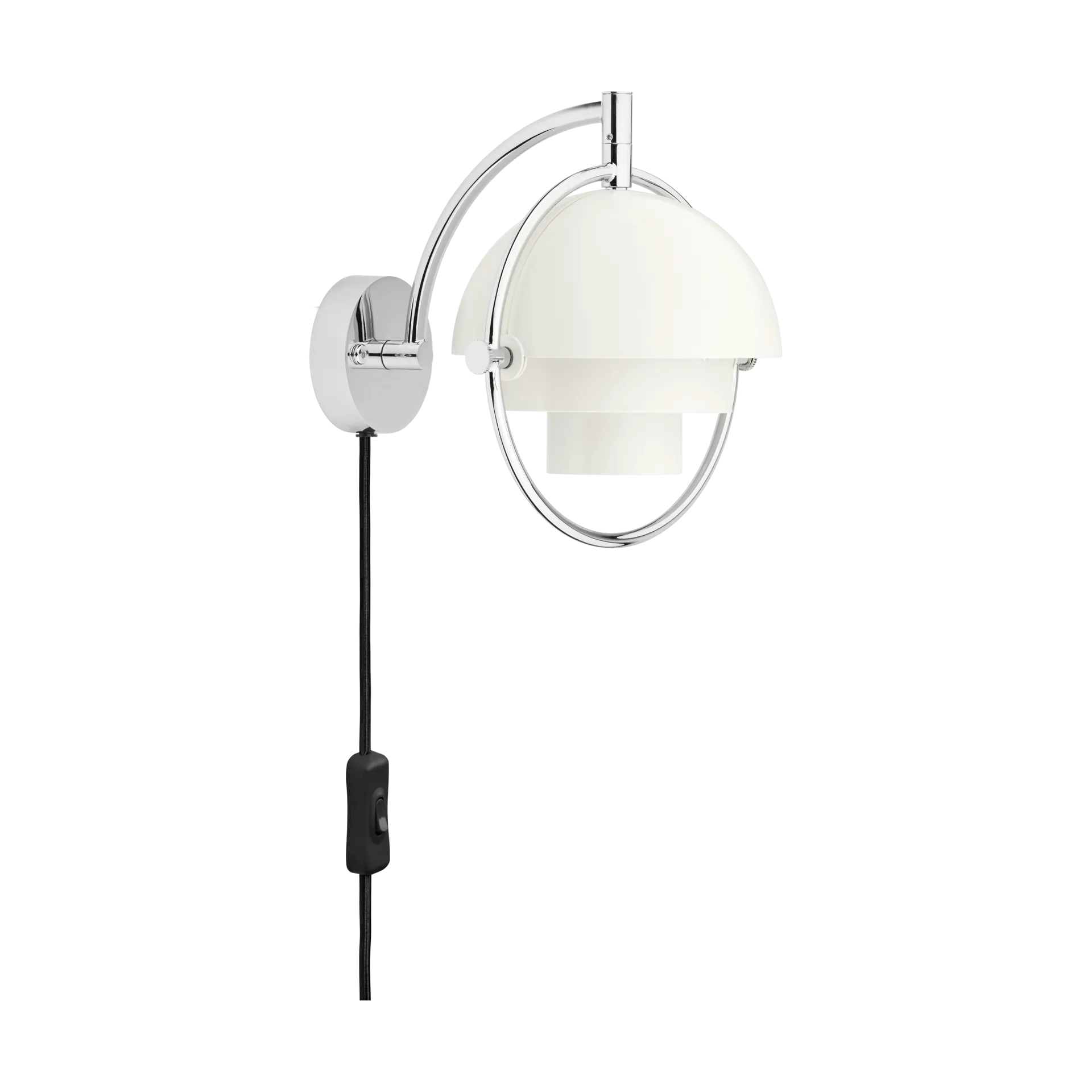 Multi-Lite wandlamp, Wit-chroom GUBI