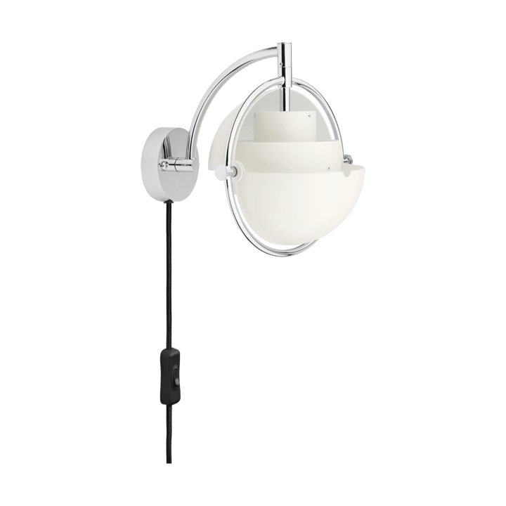 Multi-Lite wandlamp, Wit-chroom GUBI