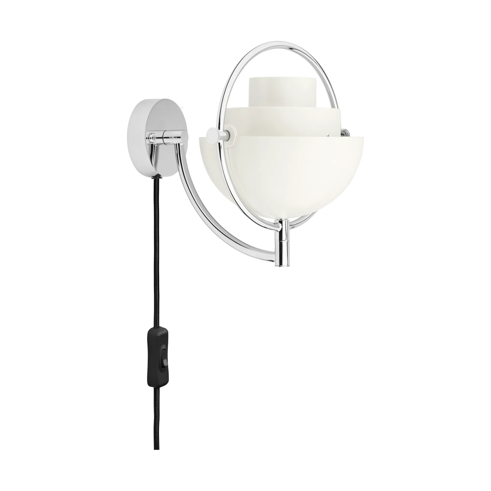 Multi-Lite wandlamp, Wit-chroom GUBI