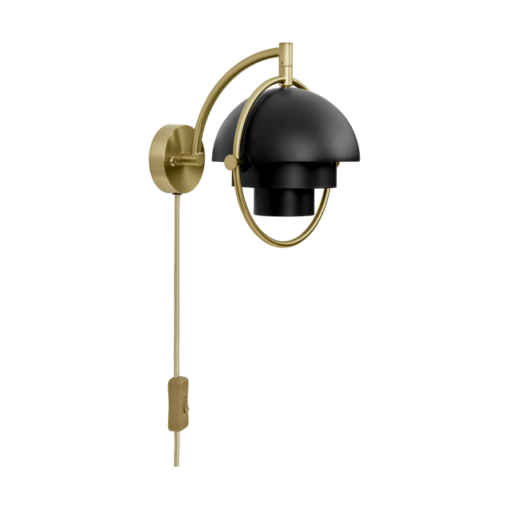Multi-Lite wandlamp - Zwart-messing - GUBI