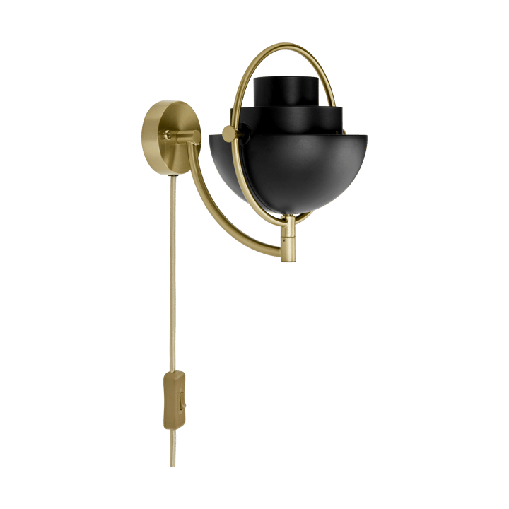 Multi-Lite wandlamp, Zwart-messing GUBI