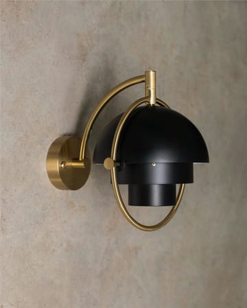 Multi-Lite wandlamp - Zwart-messing - GUBI