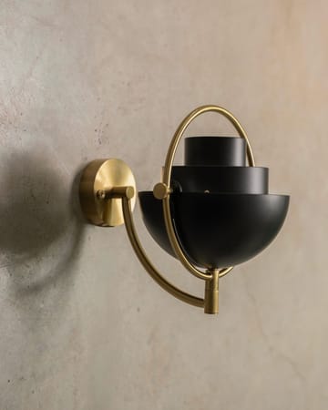 Multi-Lite wandlamp - Zwart-messing - GUBI