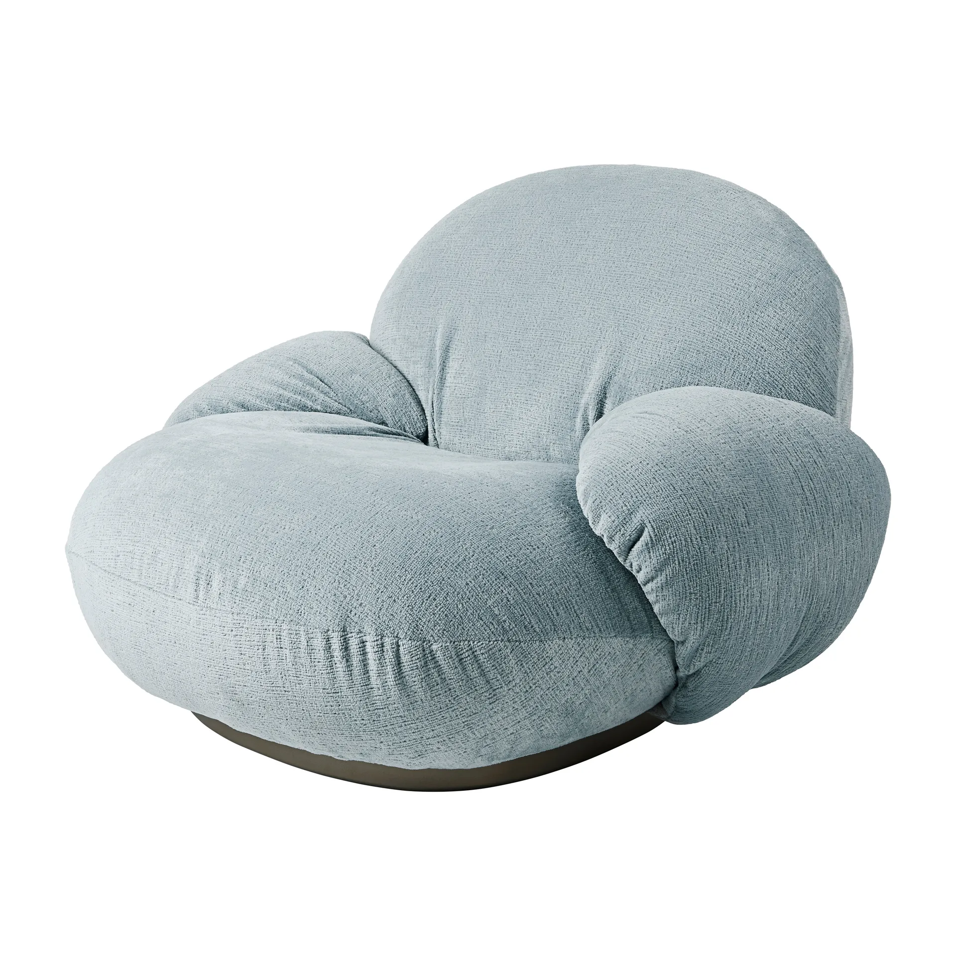 Pacha loungefauteuil met armleuningen, Mumble 10-pearl gold GUBI