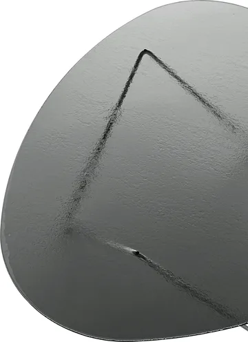 Pedrera salontafel - Chroom – structuurglas smoke - GUBI