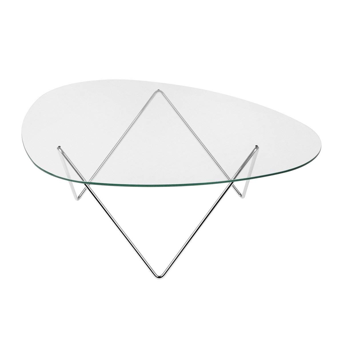 GUBI Pedrera salontafel Chroom | Scandinavisch Interieur | Salontafels | Zilverkleurig