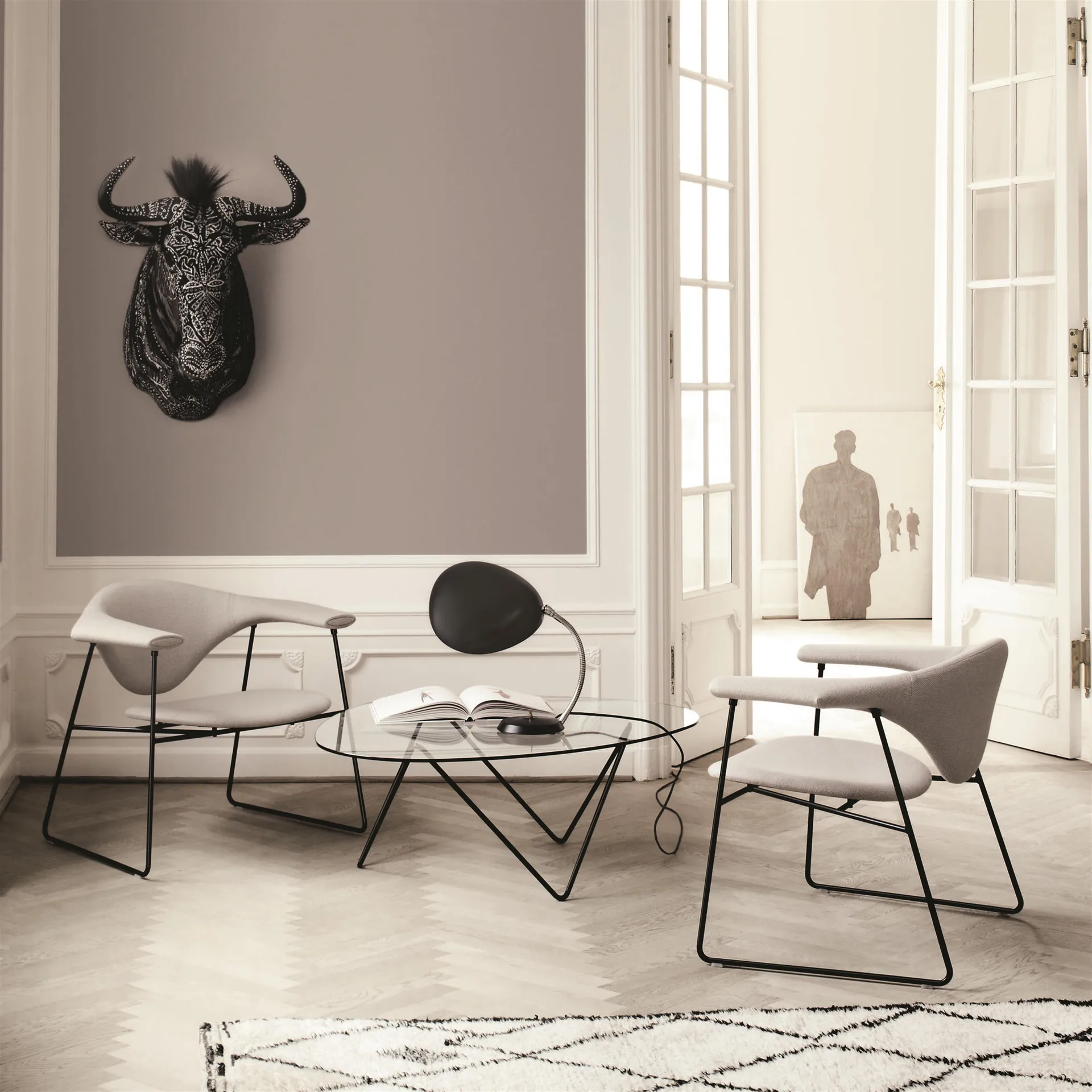 Pedrera salontafel, Zwart GUBI