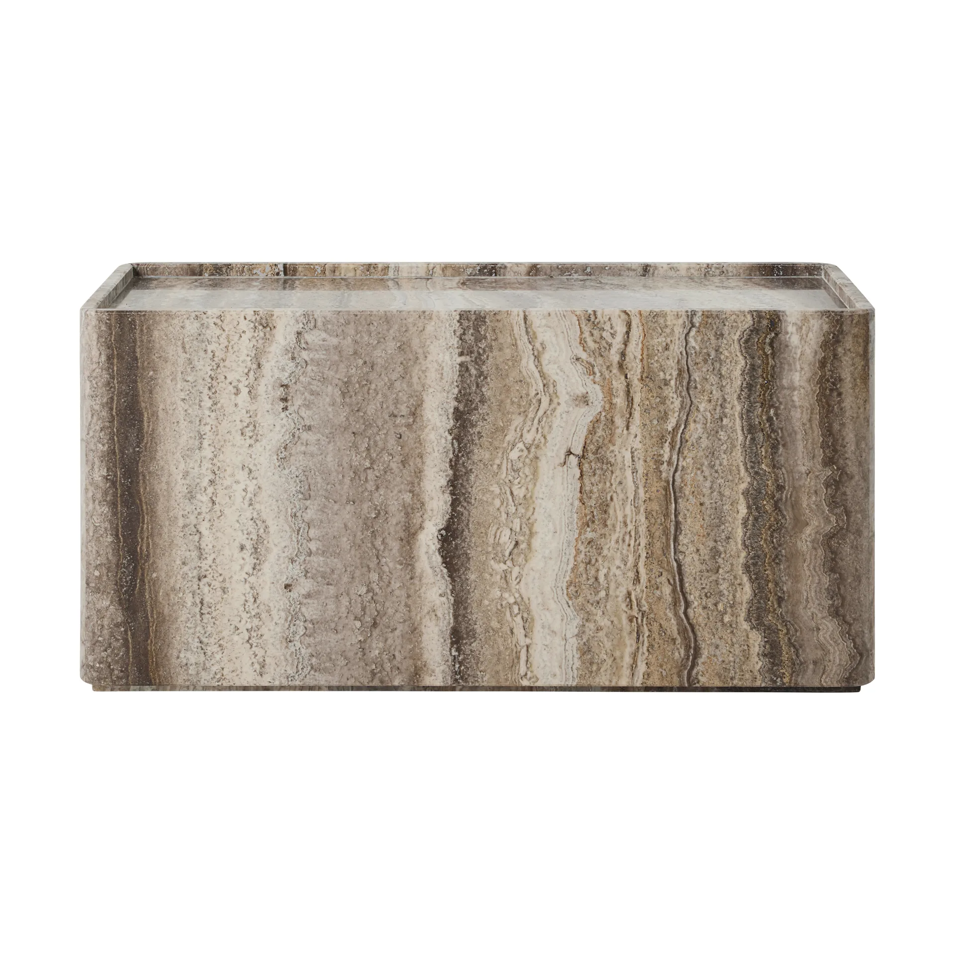 Pietra bijzettafel 30x80x40 cm, Lively sepia GUBI