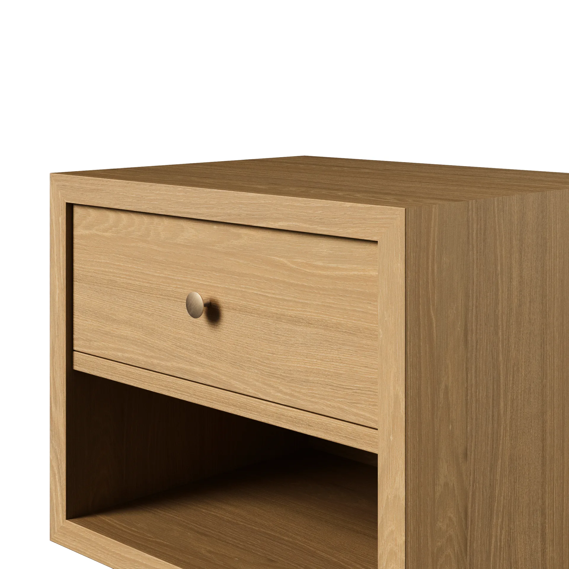 Private bijzettafel 40x50 cm, Licht gebeitst eiken GUBI