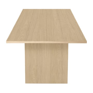 Private eettafel 100x260 cm - Lichtgebeitst eikenhout - GUBI