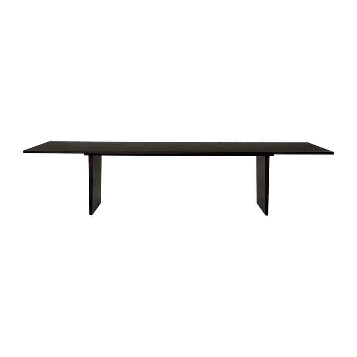 Private eettafel 100x320 cm - Bruin-zwartgebeitst eikenhout - GUBI