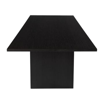 Private eettafel 100x320 cm - Bruin-zwartgebeitst eikenhout - GUBI