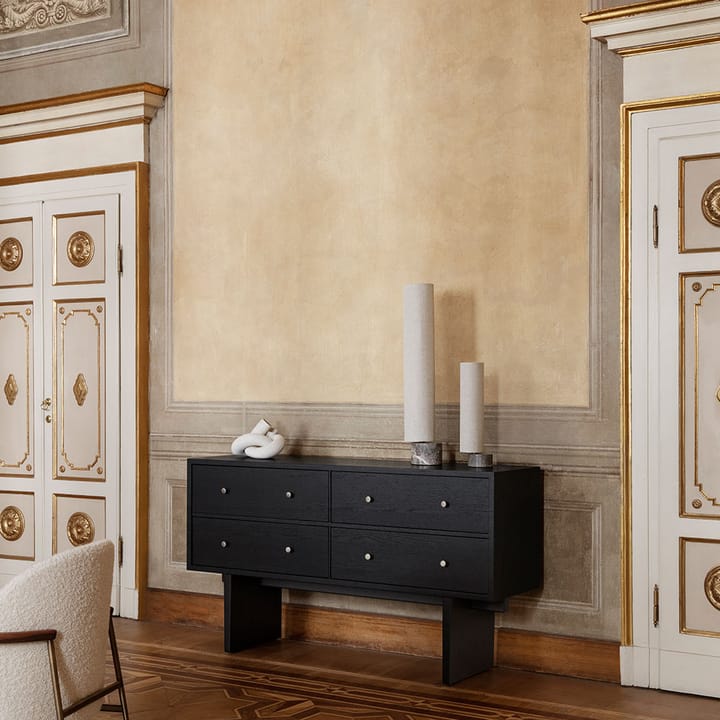 Private sideboard, zwart, zwartgebeitst eikenhout GUBI