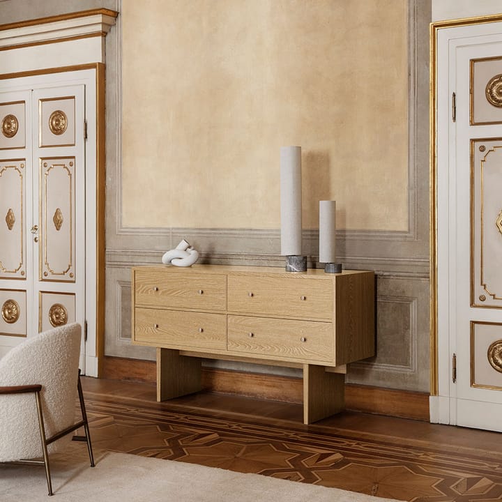 Private sideboard, zwart, zwartgebeitst eikenhout GUBI