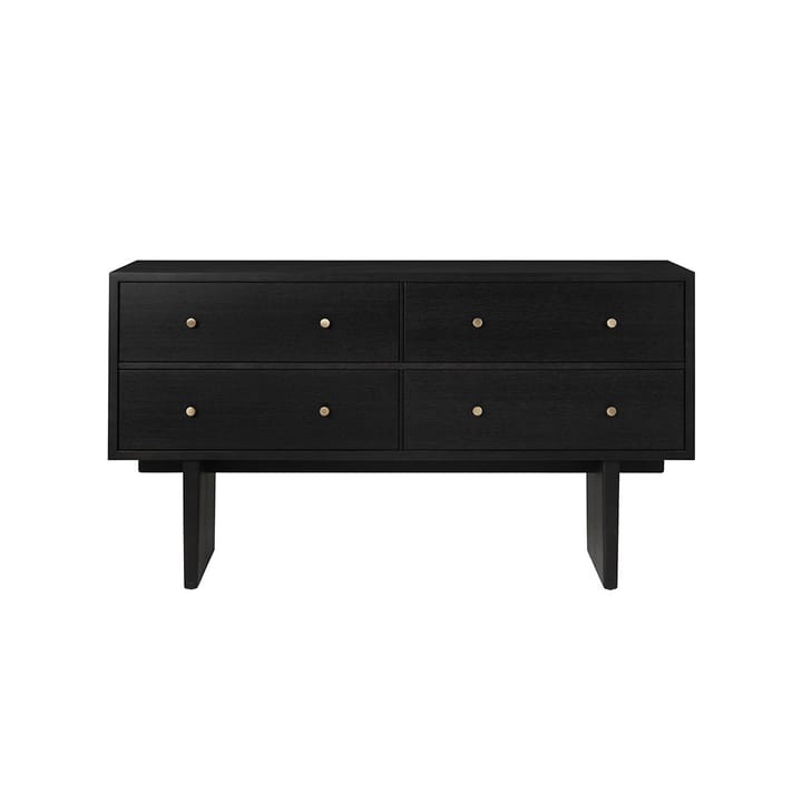 Private sideboard - zwart, zwartgebeitst eikenhout - GUBI