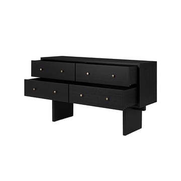 Private sideboard - zwart, zwartgebeitst eikenhout - GUBI