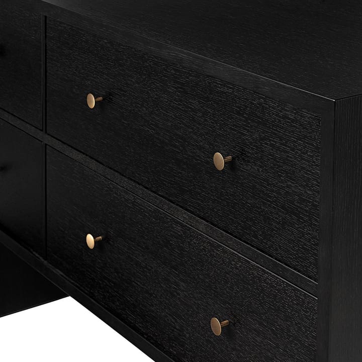 Private sideboard, zwart, zwartgebeitst eikenhout GUBI