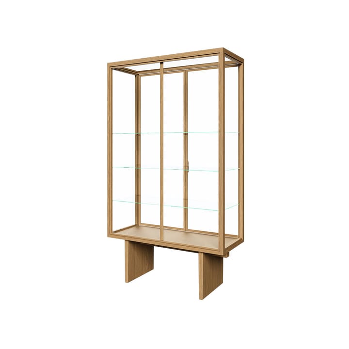 Private vitrinekast, glas, lichtgebeitst eikenhout GUBI