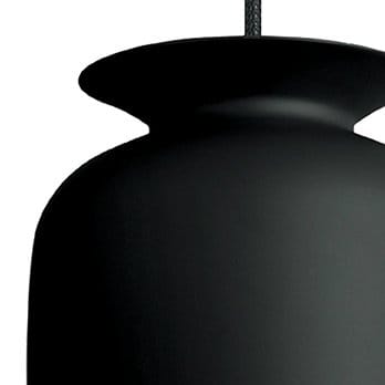 Ronde hanglamp klein, charcoal black GUBI