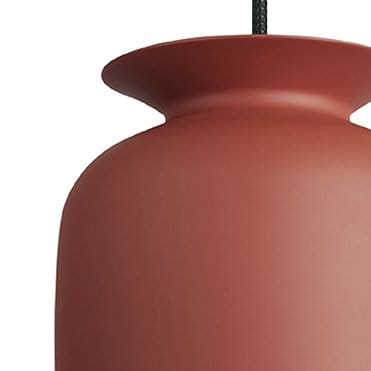 Ronde hanglamp klein, rusty red GUBI