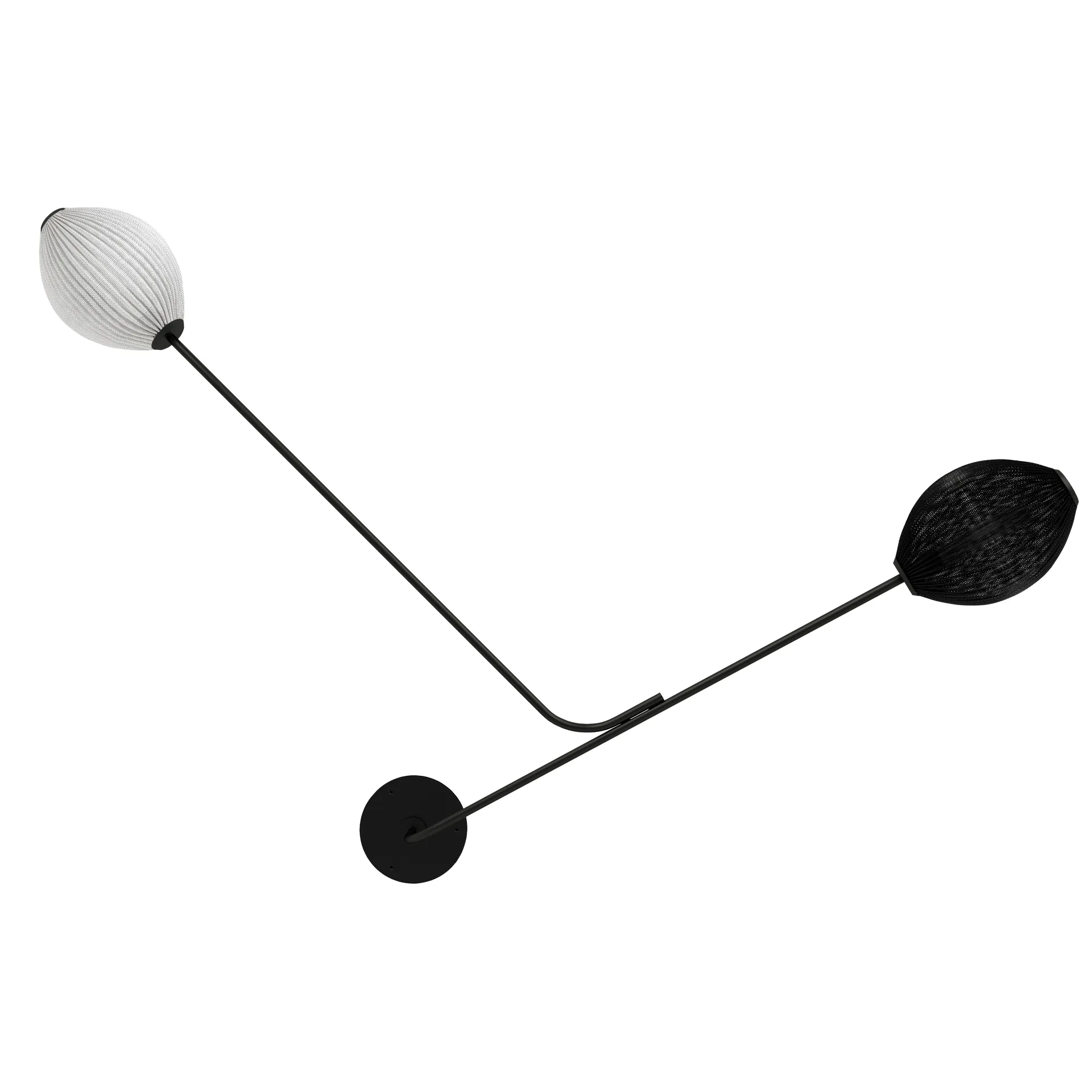 Satellite wandlamp, Black-white GUBI