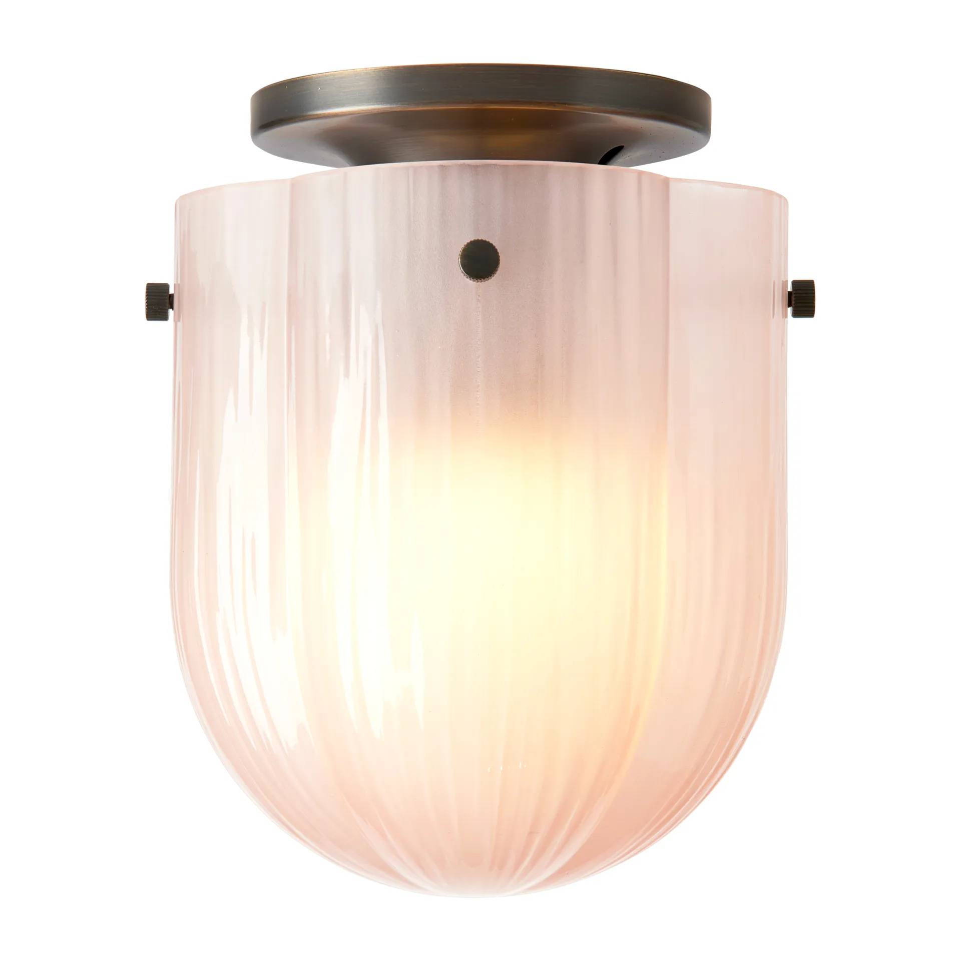 Seine plafondlamp Ø17,2 cm, Brass-coral GUBI