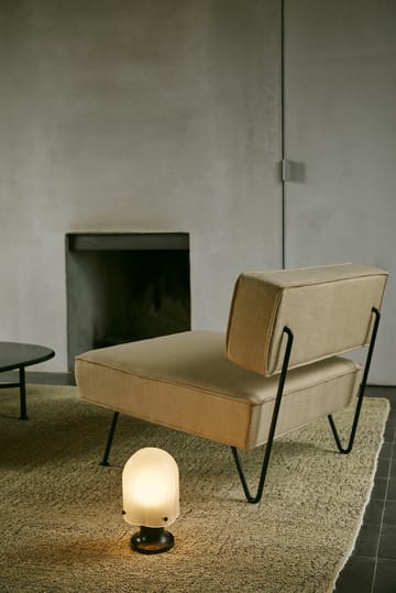 Seine Portable Lamp tafellamp - Antique brass-white - GUBI