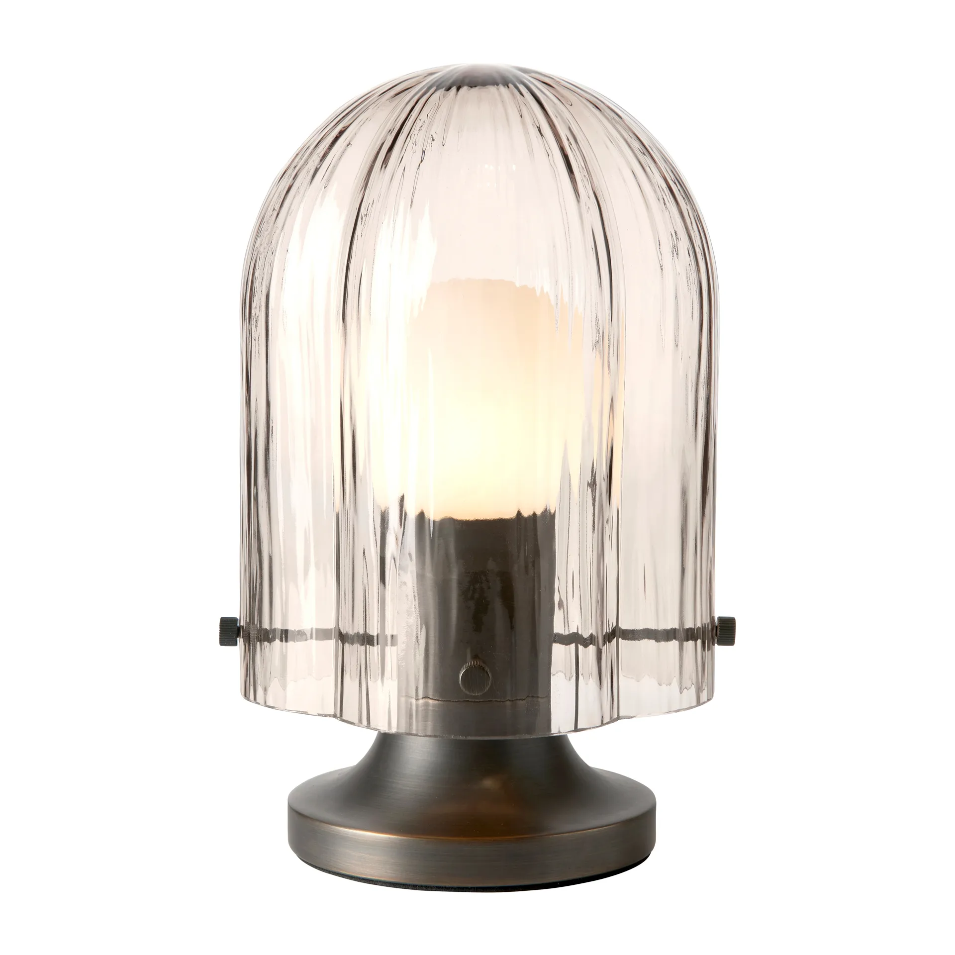 Seine tafellamp Ø17,2x26,2 cm, Brass-smoke GUBI