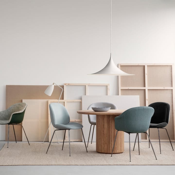 Semi Ø90 hanglamp, White semi matt GUBI