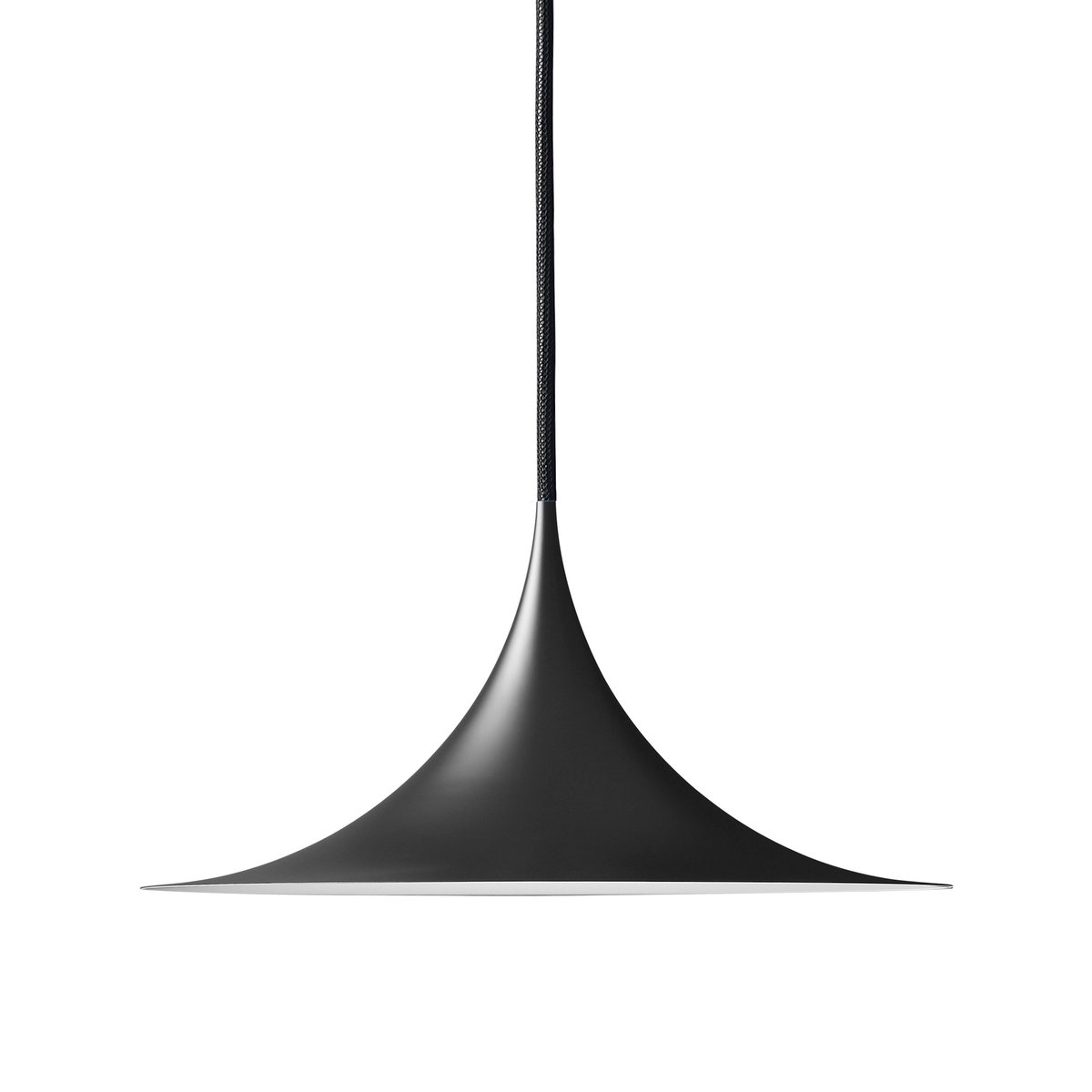 GUBI Semi lamp Ø 30 cm Black semi matt
