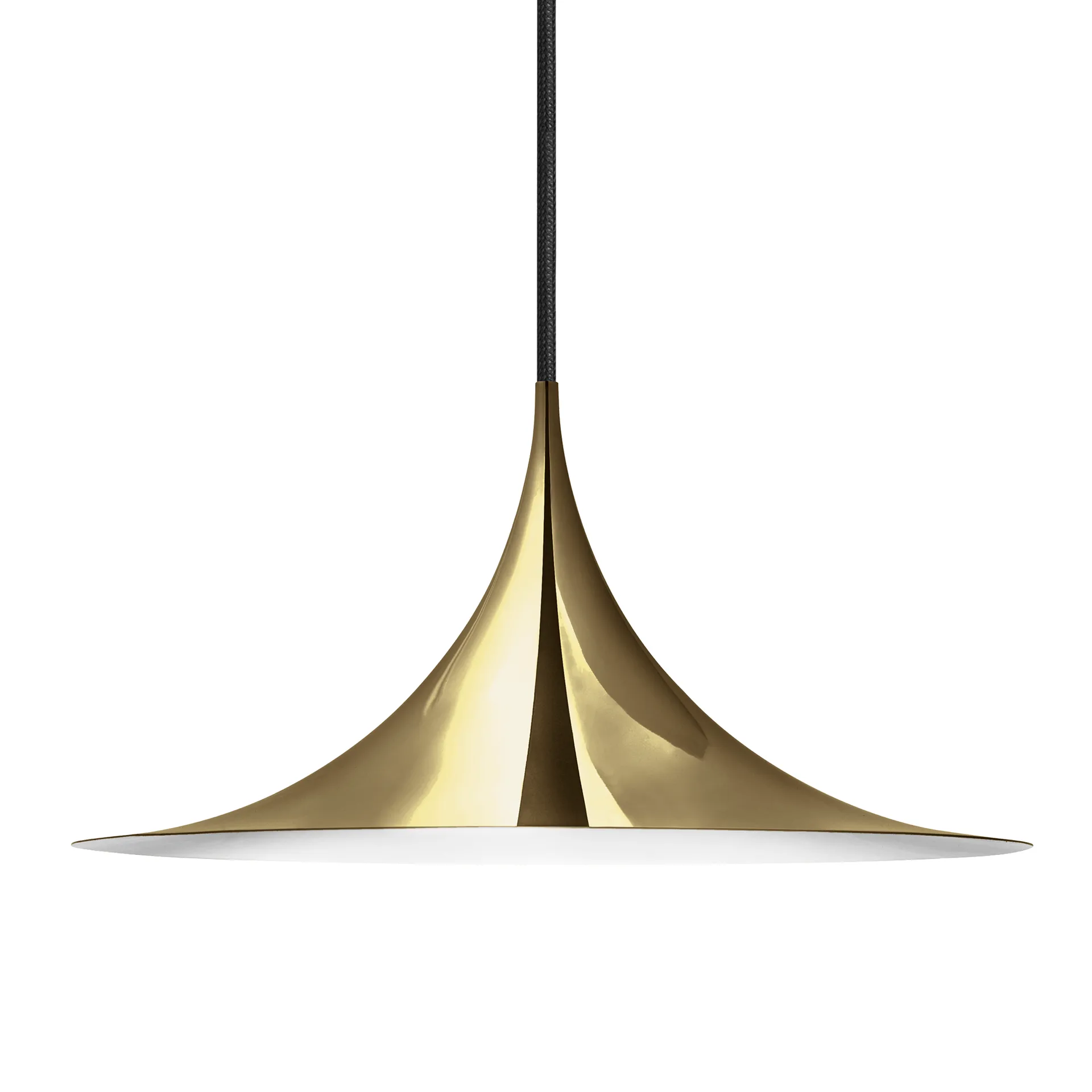 Semi lamp Ø 30 cm, Polished brass GUBI